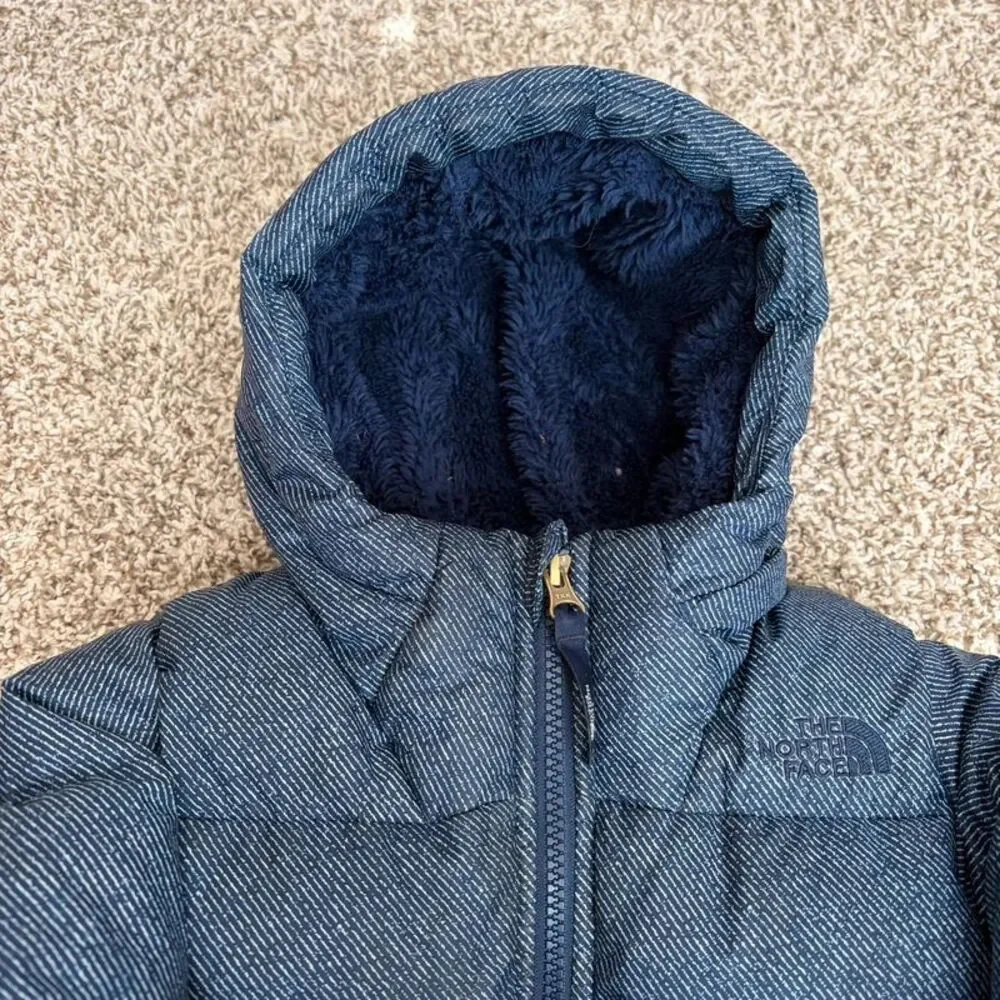 The North Face blue denim
